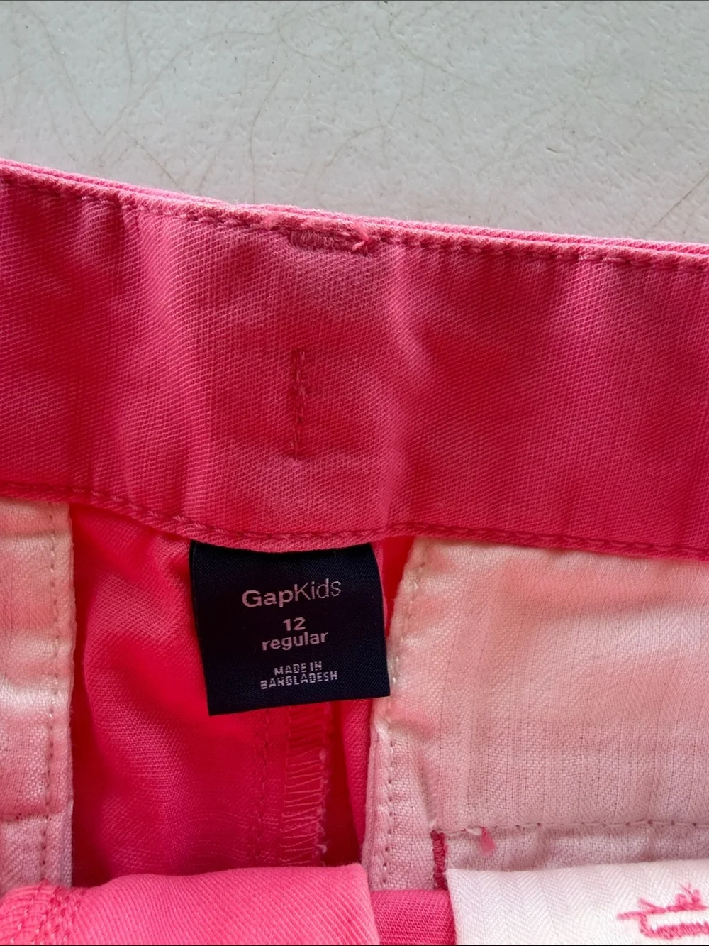 NWT GAPKIDS Pink Rolled-Hem Bermuda Shorts